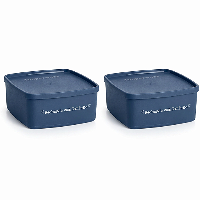 Kit Tupperware Jeitosinho 400ml Recheado de Amor 2 peças