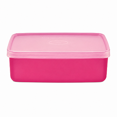 Tupperware Refri Box 400ml Rosa Beijo