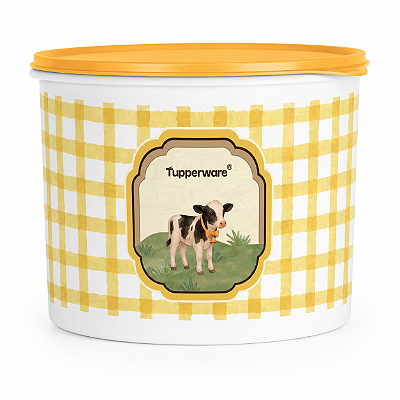Tupperware Tupper Caixa Vaquinha da Roça 5,5 litros