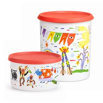 Kit Tupperware Intântanea Brasil+ Pote Master Brasil Mágica