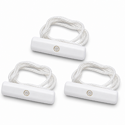 Kit Puxador e Cordinha para Turbo Chef Branco 3 Peças