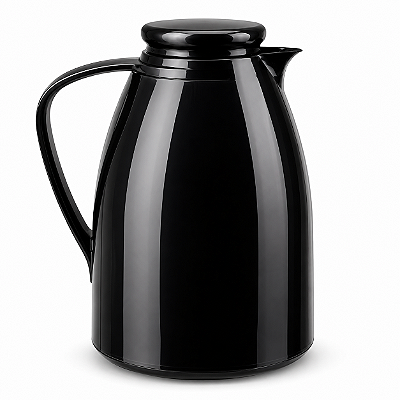 Bule Térmico Termolar Preto 1 litro Infusor Chá Luna