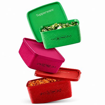 Kit Tupperware Jeitosinho Mix 400ml 3 peças
