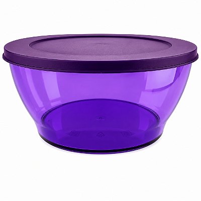 Tupperware Tigela Clear 2,4 litros Roxa