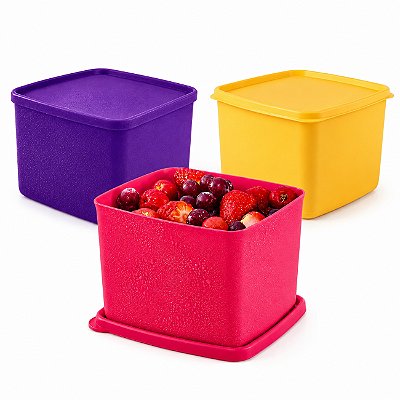 Kit Tupperware Jeitoso 800ml 3 peças