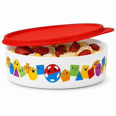 Tupperware Pratinho Baby Encaixe Geométrico 500ml