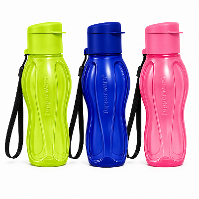 Kit Garrafas Tupperware Eco Tupper 310ml 3 Peças