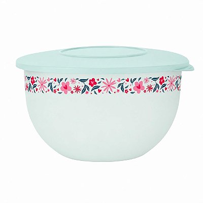 Tupperware Tigela Murano Pétalas 2,5 litros Verde Claro