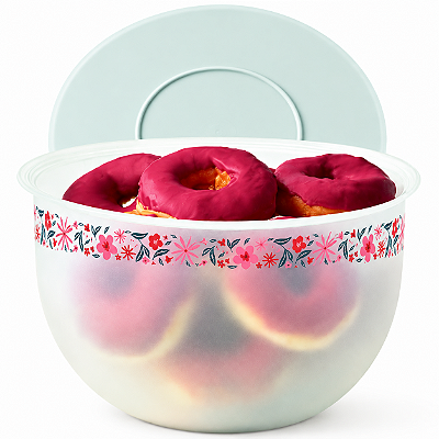 Tupperware Tigela Murano Pétalas 4,3 litros Verde Claro