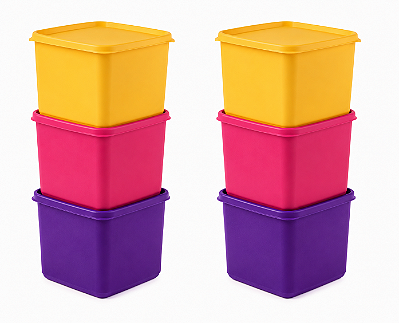 Kit Tupperware Jeitoso 800ml 6 peças