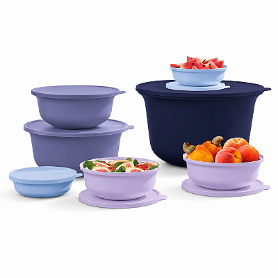 Kit Tupperware PDA 09/2026 Tigela Aloha 7 peças
