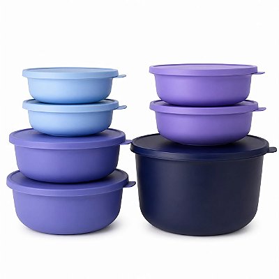 Kit Tupperware PDA 09/2026 Tigela Aloha 7 peças