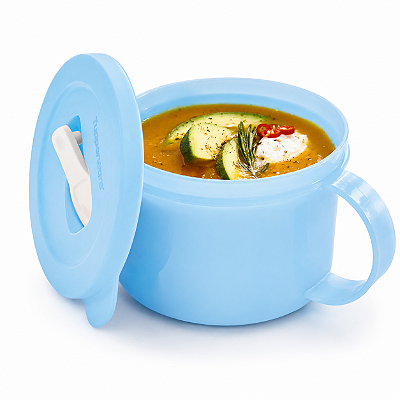 Tupperware Caneca Cristalwave 520ml Azul Claro