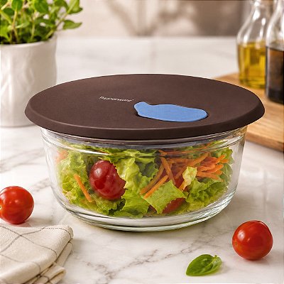 Tupperware Travessa Vitrea Redonda 260ml