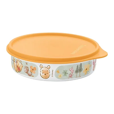 Tupperware Pratinho Pooh Aquarela 500ml Amarelo