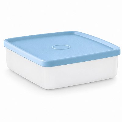 Tupperware Refri Box 400ml Transparente e Azul