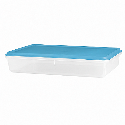 Tupperware Refri Box 3,5 litros Transparente e Azul