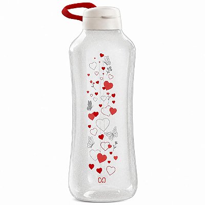 Garrafa Tupperware Aquavibe com Glitter Simone Mendes 2 litros