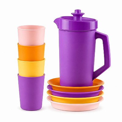 Kit Tupperware Miniatura 9 peças
