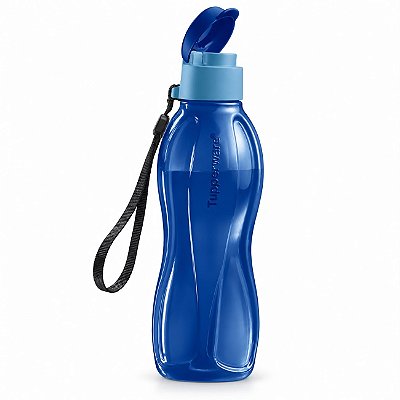 Garrafa Tupperware Eco Tupper Plus 500ml Azul Mar Profundo