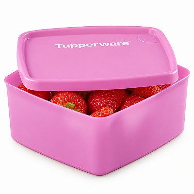Tupperware Jeitosinho 400ml Rosa Tutu