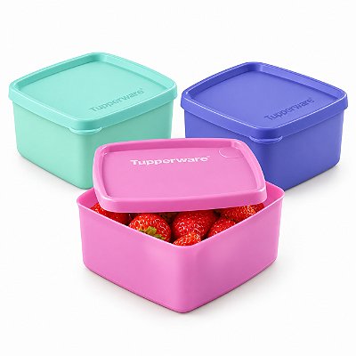 Kit Tupperware Jeitosinho 400ml 3 peças