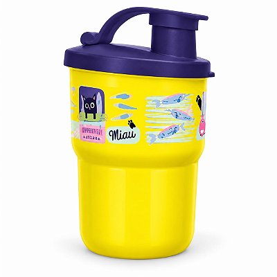 Tupperware Copo Colors com Miau 225ml