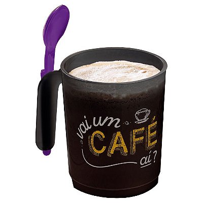 Tupperware Caneca Ilúmina com Colher Café 350ml