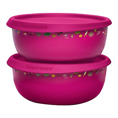 Tupperware Tigela Toque Mágico Verão 550ml kit 2 Peças