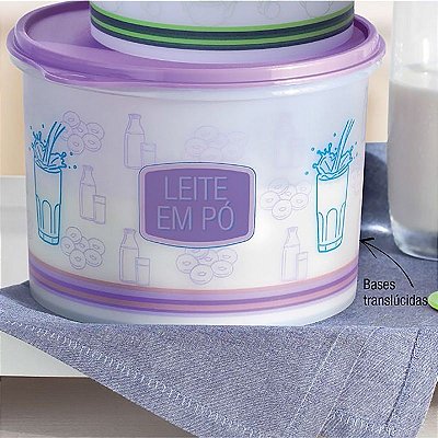 Tupperware Caixa para Leite em Pó Lilás 1 Kg