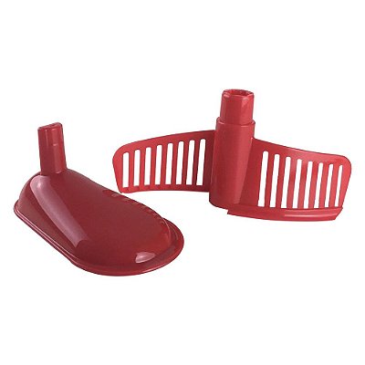 Tupperware Funil e Hélice Quick Chef Vermelho
