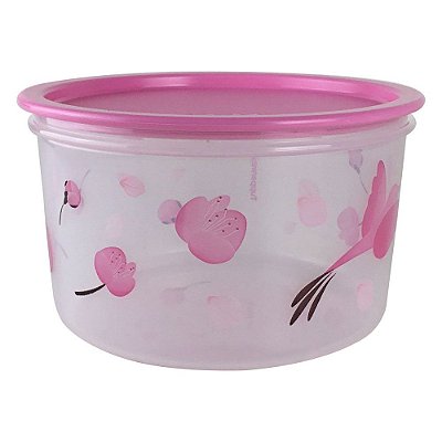Tupperware Pote Master 1,5 Litro Florida Rosa