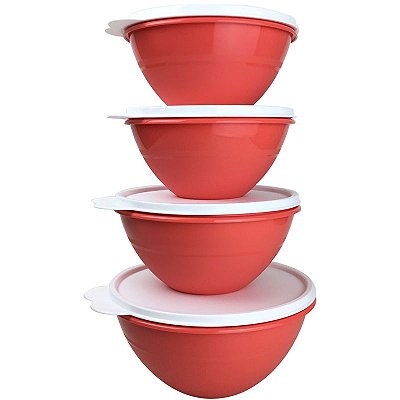 Tupperware PDA 03/2020 Tigela Maravilhosa Nível 1 Kit 4 Peças