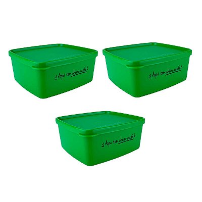 Kit Tupperware Jeitosinho Cheiro Verde 400ml kit 3 peças