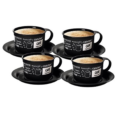 Tupperware Xícara de Café PB 150ml kit 4 Peças