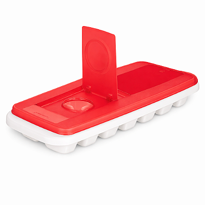 Tupperware Forma de Gelo 14 Cubos Vermelho