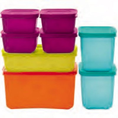 Tupperware Freezer Line kit 8 Peças