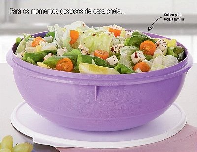 Tupperware  Saladeira 6,5 litros Lilás Sobert