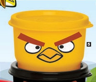 Tupperware Potinho Angry Birds Chuck 140ml Amarelo