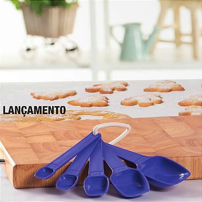 Tupperware Colheres Medidoras Kit 5 peças