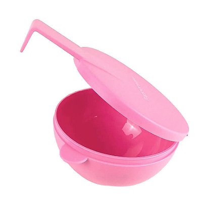 Tupperware Conserva Metade Redondo 200ml Rosa Bebê