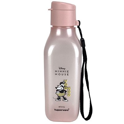 Garrafa Tupperware Eco Tupper Quadrada Minnie Retrô 500ml