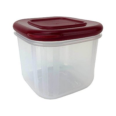 Tupperware Tupperfresh Quadrado Baixo 200ml Marsala