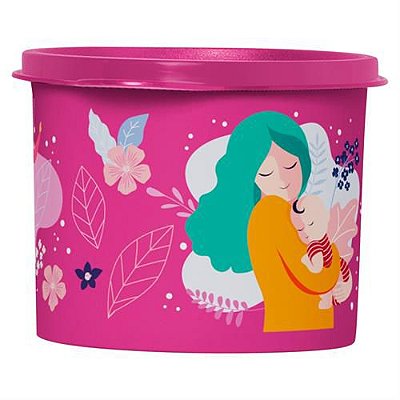 Tupperware Redondinha Mulheres 500ml Rosa