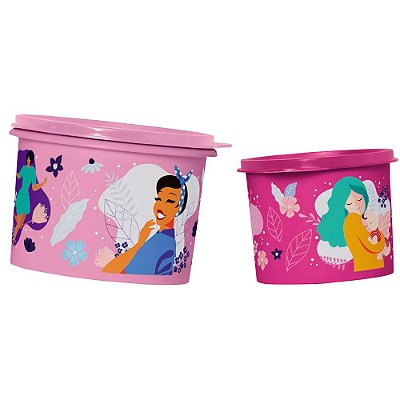 Tupperware Caixa Mulheres Kit 2 Peças