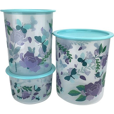 Tupperware PDA 03/2021 Instantâneas Borboletas Nível 1 kit 3 Peças