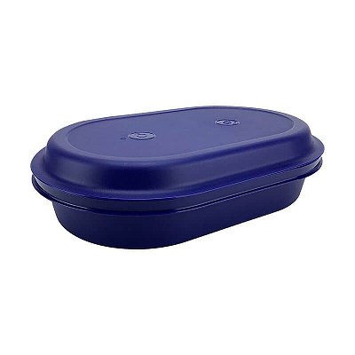 Tupperware Travessa Oval Actualité 2 litros Azul Noite