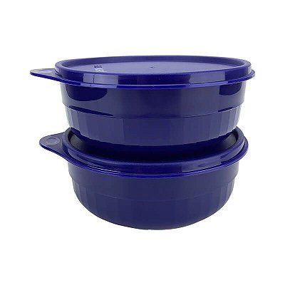 Tupperware Tigelas Premier Azul  Noite 500ml kit 2 peças