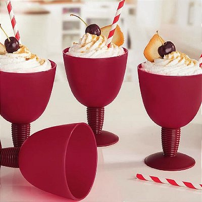 Tupperware Taça Murano 330ml Marsala