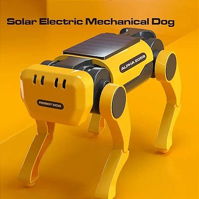 Cão Robô Bateria solar
